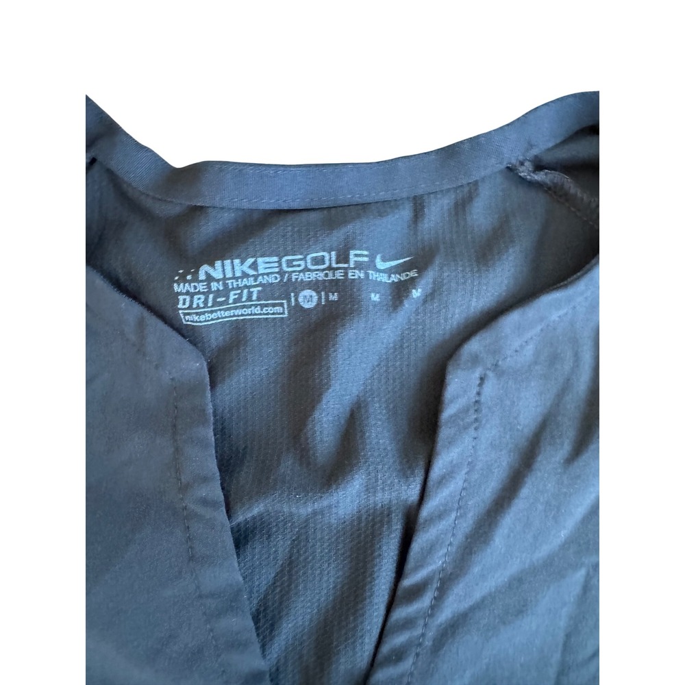 Nike Golf‎ Dri-FIT Women's Black Short Sleeve V Neck Athletic Top - Picture 3 of 4